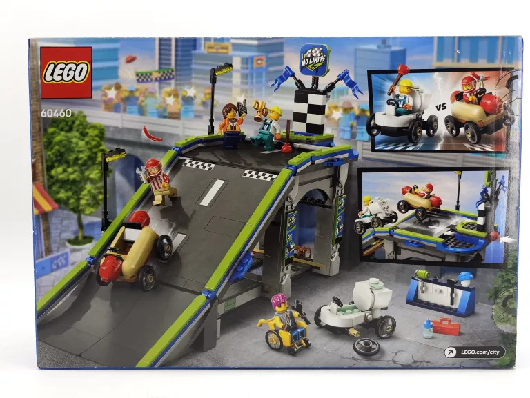 LEGO CITY 60460 TWOJE ZASADY TOR WYŚCIGOWY Z RAMPAMI