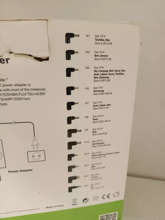ZASILACZ ADAPTER NOTEBOOK POWER