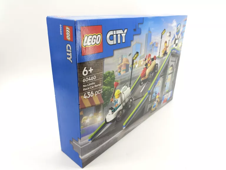 LEGO CITY 60460 TWOJE ZASADY TOR WYŚCIGOWY Z RAMPAMI