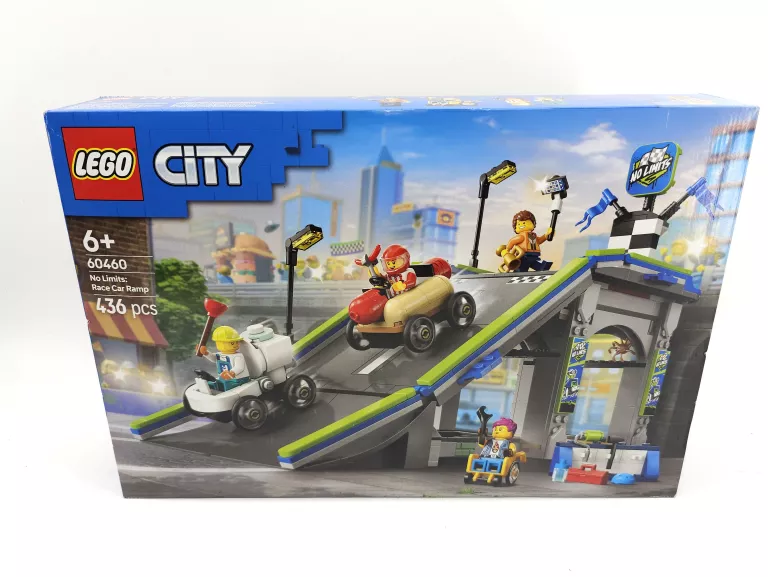 LEGO CITY 60460 TWOJE ZASADY TOR WYŚCIGOWY Z RAMPAMI