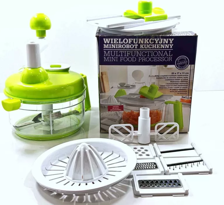 WIELOFUNKCYJNY MINI ROBOT KUCHENNY 5W1 RECZNY