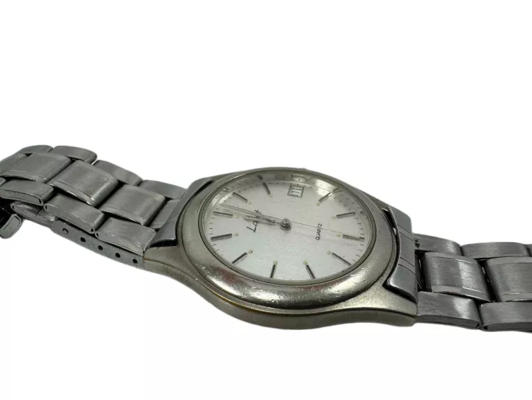 ZEGAREK MĘSKI LAROT NA BRANSOLECIE SREBRNY