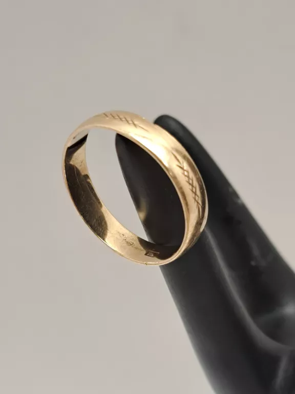 ZŁOTA OBRĄCZKA PRÓBY 585 4,18G R.28
