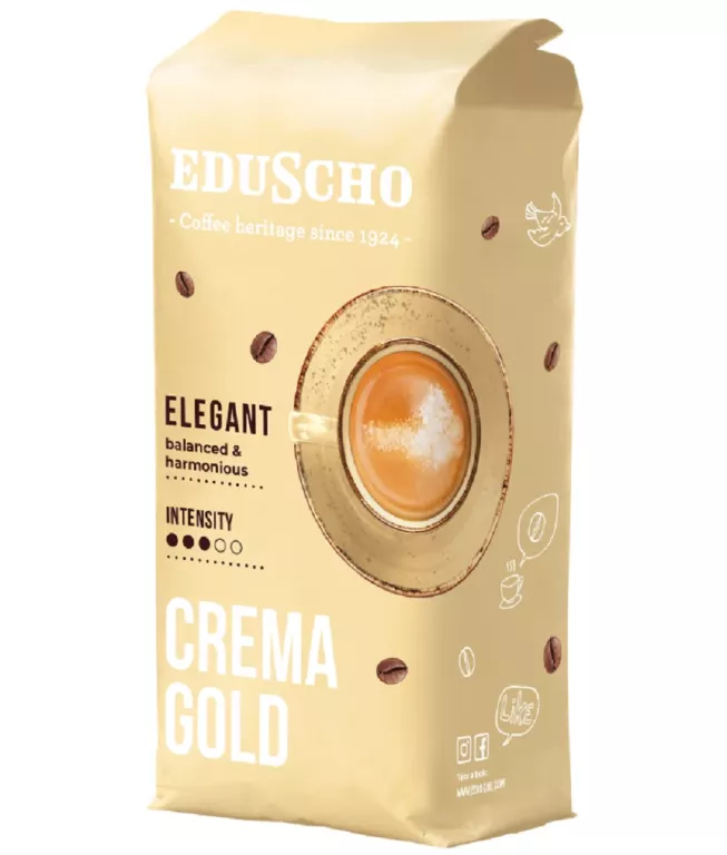 KAWA ZIARNISTA EDUSCHO CAFFE CREMA GOLD 1KG 4061445292326
