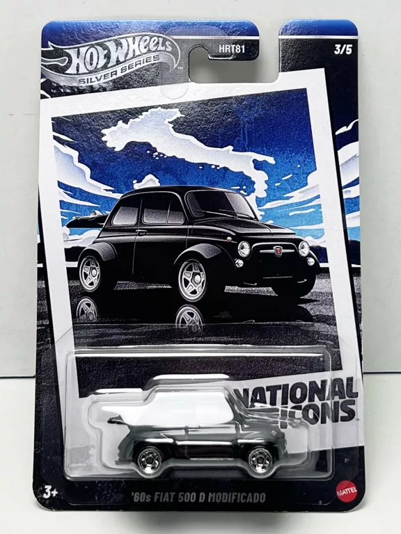 SAMOCHODZIK HOT WHEELS HRT81 '60S FIAT 500 D MODIFICADO