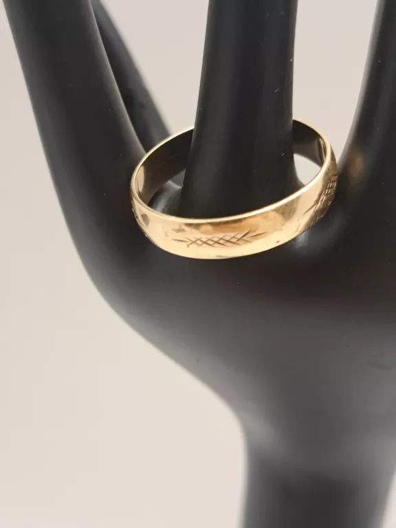 ZŁOTA OBRĄCZKA PRÓBY 585 4,18G R.28