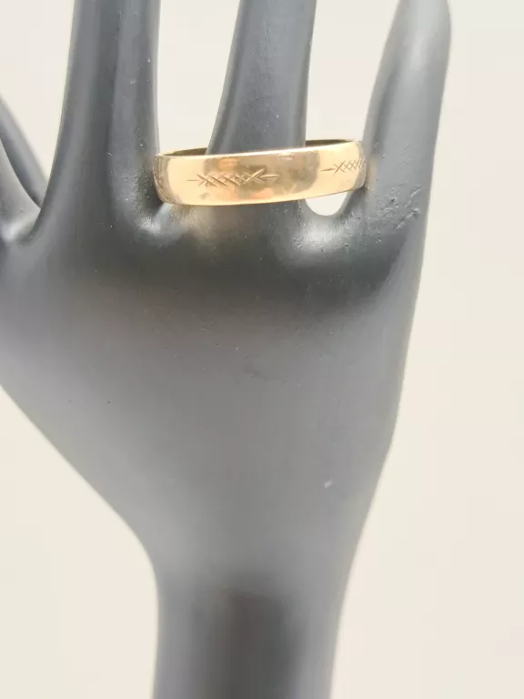 ZŁOTA OBRĄCZKA PRÓBY 585 4,18G R.28