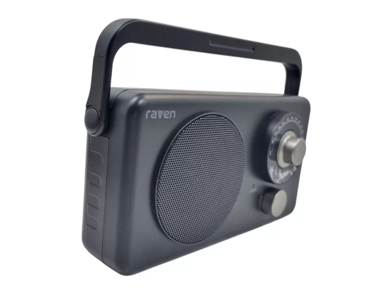 RADIOODBIORNIK PRZENOŚNY RAVEN ERADP003 RADIO FM CZARNY