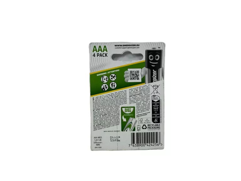 BATERIE ENERGIZER 4 BATERIE R3 AAA 500 MAH