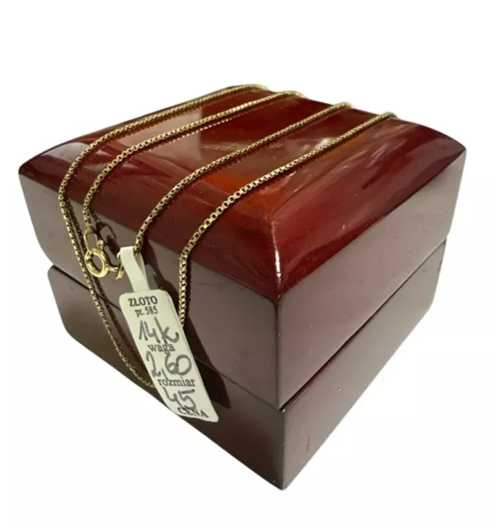 ZŁOTY ŁAŃCUSZEK 585/2,60 G/45 CM