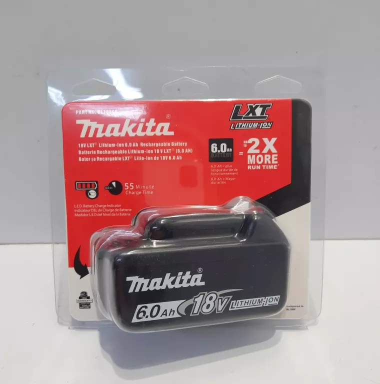BATERIA MAKITA 18V BL 1860B 6.0AH