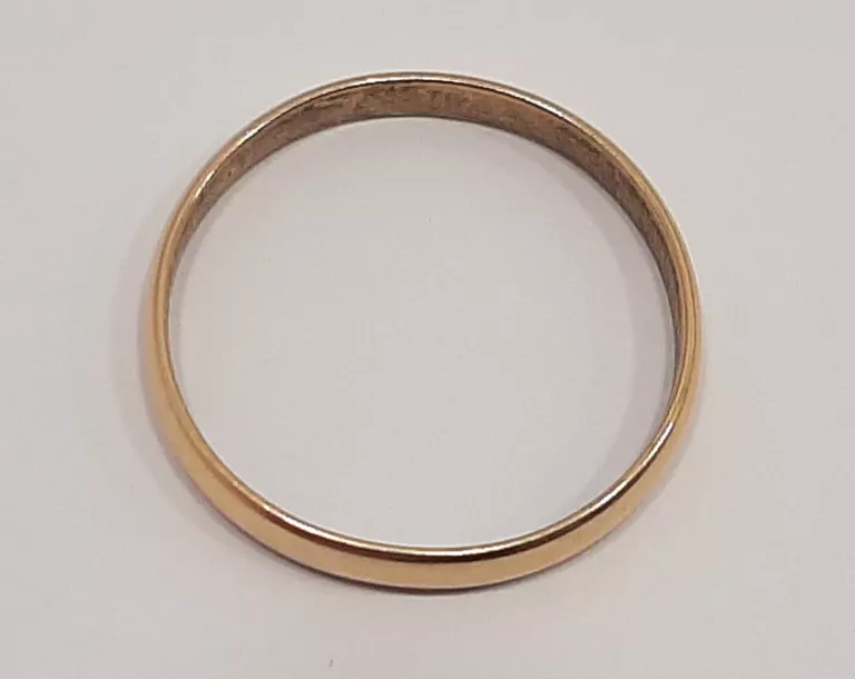 ZŁOTA OBRĄCZKA 2,39 GRAM, PR.585, ROZM.25