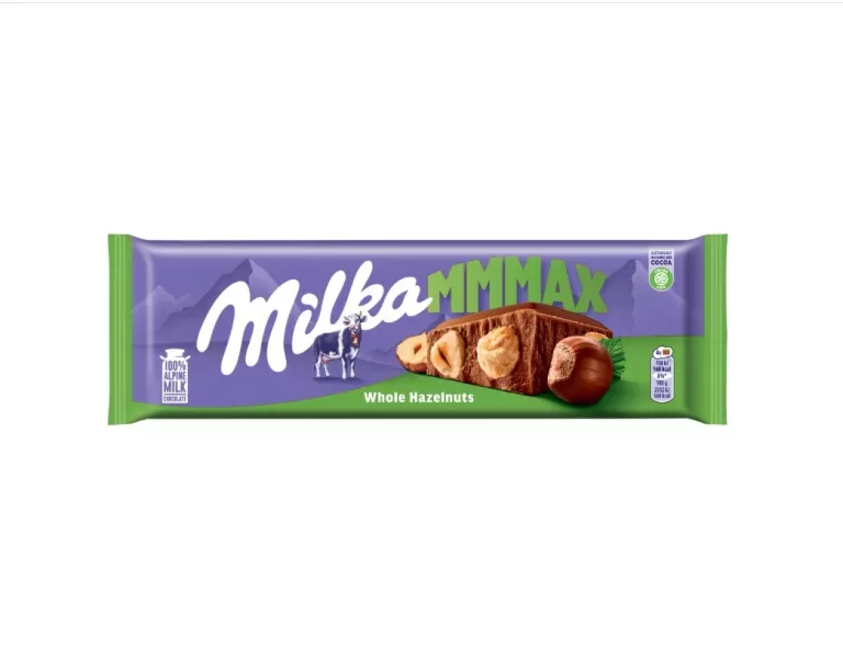 MILKA MMMAX WHOLE HAZELNUTS CZEKOLADA MLECZNA 250 G