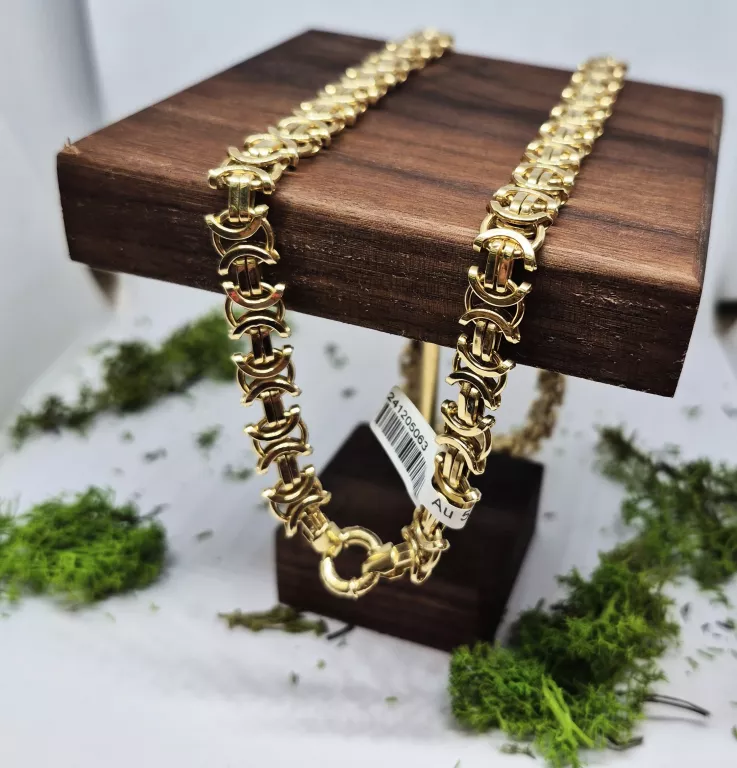 WNIENOSZONY ZŁOTY ŁAŃCUCH MĘSKI / 60 CM / 35,82 G / PRÓBA 585