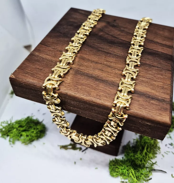 WNIENOSZONY ZŁOTY ŁAŃCUCH MĘSKI / 60 CM / 35,82 G / PRÓBA 585