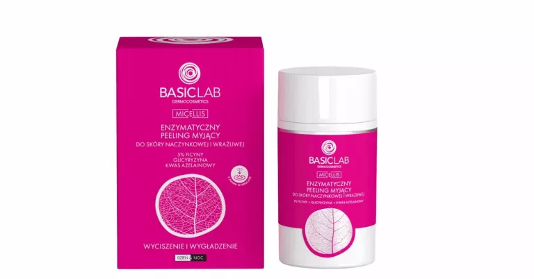 BASICLAB PEELING ENZYMATYCZNY DO TWARZY DO SKÓRY NACZYNKOWEJ WRAŻLIWEJ 35