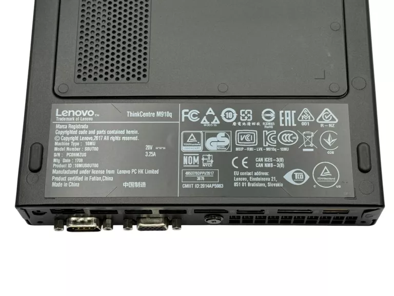 MINI PC LENOVO THINKCENTRE M910Q I5-6500T 8GB 240GB SSD W11 2017R