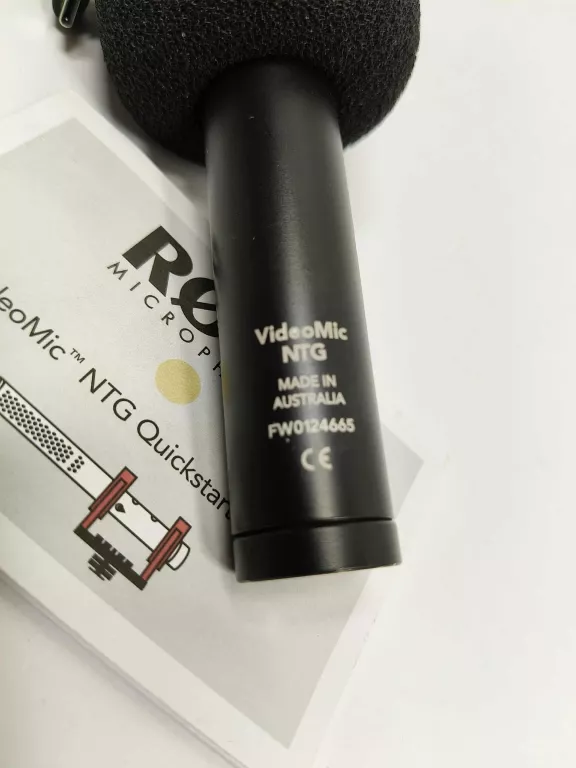 RODE VIDEOMIC NTG – MIKROFON SHOTGUN DO KAMER, SMARTFONÓW I KOMPUTERÓW