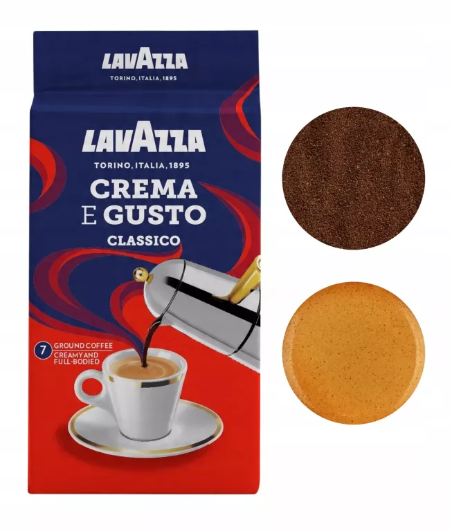 LAVAZZA CREMA E GUSTA KAWA MIELONA 250G