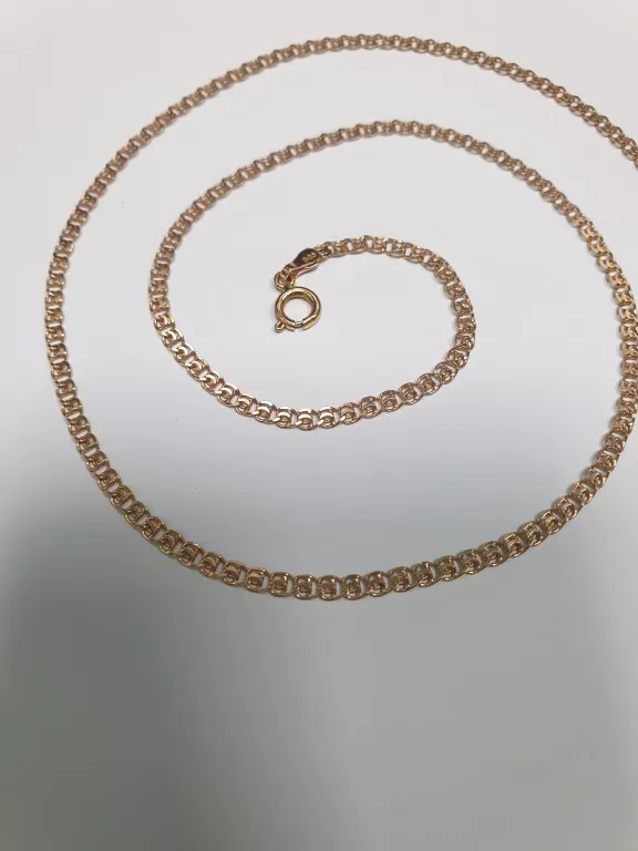 ZŁOTY ŁAŃCUSZEK 4,28G 585 46 CM