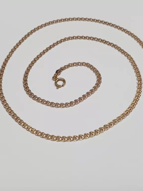 ZŁOTY ŁAŃCUSZEK 4,28G 585 46 CM