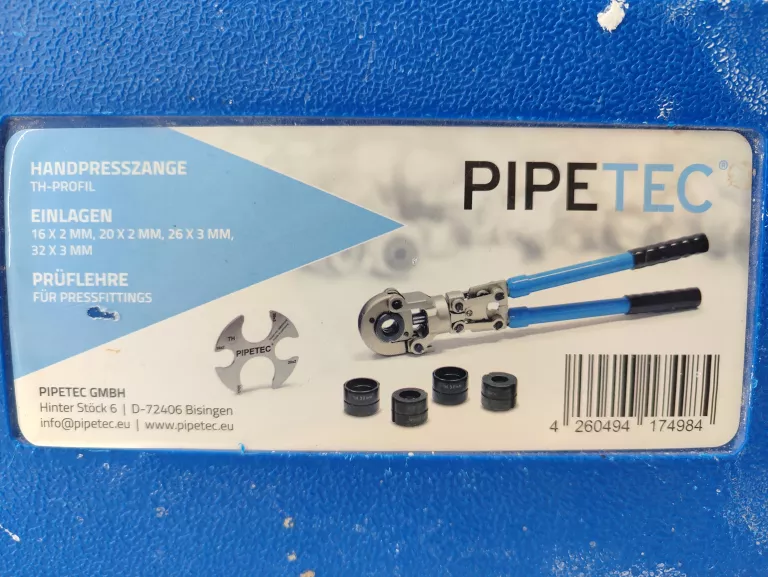 ZACISKARKA DO RUR PIPETEC