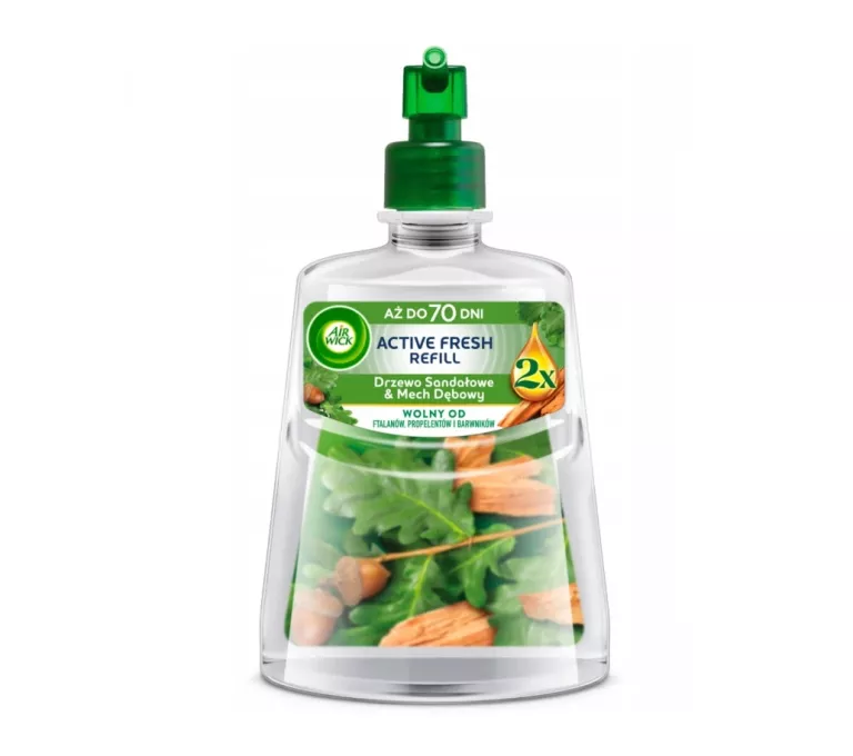 AIR WICK ACTIVE FRESH WKŁAD ODŚWIEŻACZA DRZEWO SANDAŁOWE MECH DĘBOWY 228 M