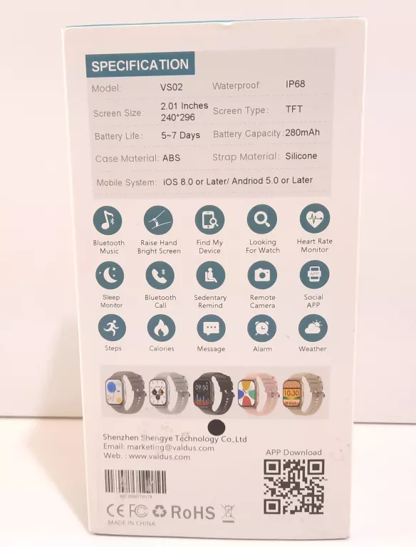SMARTWATCH VALDUS VS02