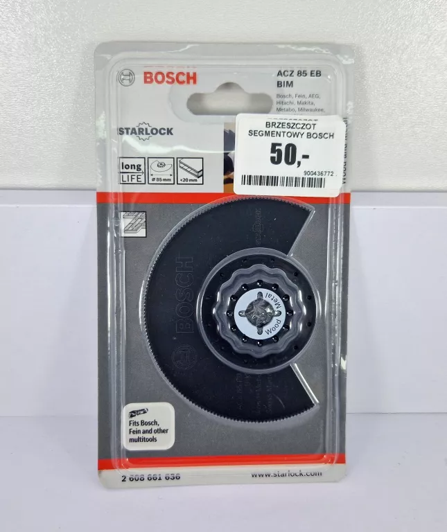 BRZESZCZOT SEGMENTOWY BOSCH ACZ 85 EB