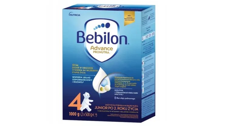 BEBILON 4 ADVANCE PRONUTRA JUNIOR MLEKO MODYFIKOWANE PO 2 ROKU 1000G TERMI