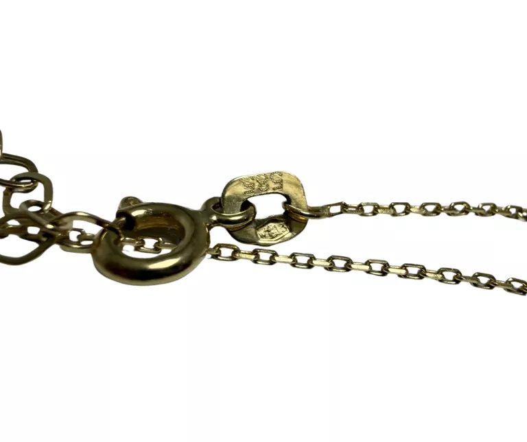 ZŁOTY ŁANCUSZEK P 585 WAGA OK 1,32G