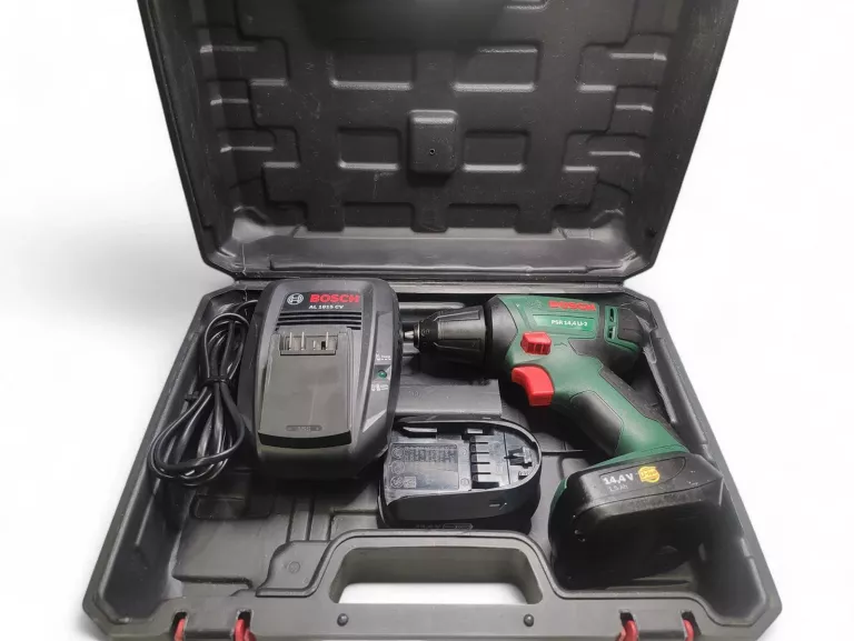 WKRĘTARKA BOSCH PSR 14,4 LI-2 + DWA AKU W WALIZCE