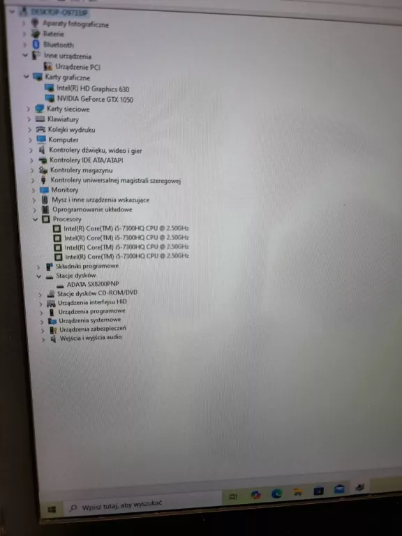 HP OMEN 17-AN010NW 17,3 " INTEL CORE I5 7TH 8 GB /1TB GTX 1050