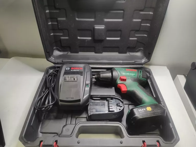 WKRĘTARKA BOSCH PSR 14,4 LI-2 + DWA AKU W WALIZCE