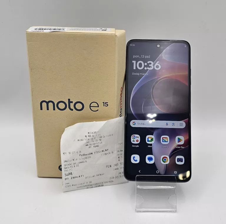 TELEFON MOTOROLA MOTO E15 2/64GB KOMPLET GW