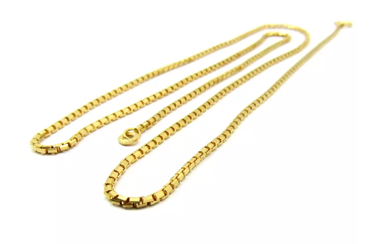 ZŁOTY ŁAŃCUSZEK 12,6 G PR. 750 DŁUGI 60 CM