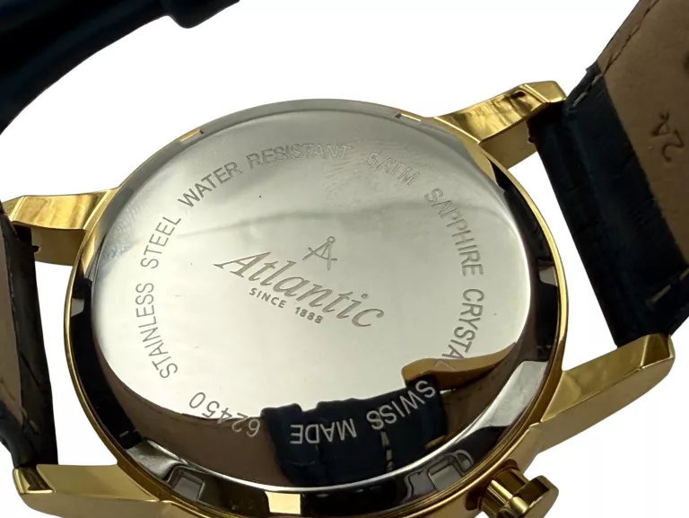 ZEGAREK MĘSKI ATLANTIC SEALINE CHRONOGRAPH 62450.45.51 - GW 07.2027R!