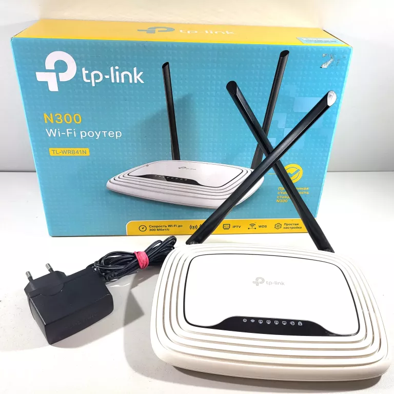 ROUTER TP-LINK TL-WR841N WIFI N 2 ANTENY/PUDEŁKO