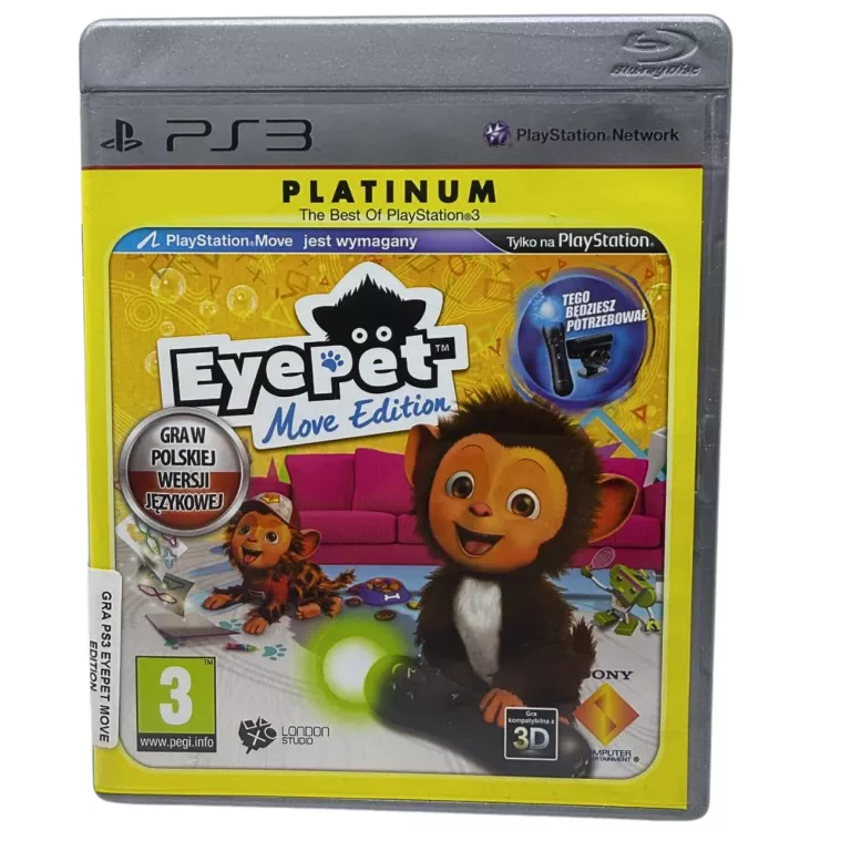 GRA PS3 EYEPET MOVE EDITION