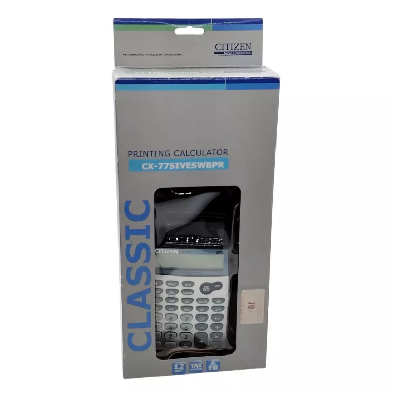 KALKULATOR Z DRUKARKĄ CITIZEN CX-77