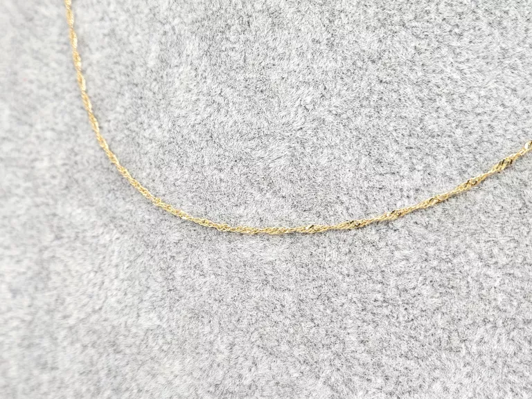 PIĘKNY ZŁOTY ŁAŃCUSZEK P. 333 | 0,80G | 41CM