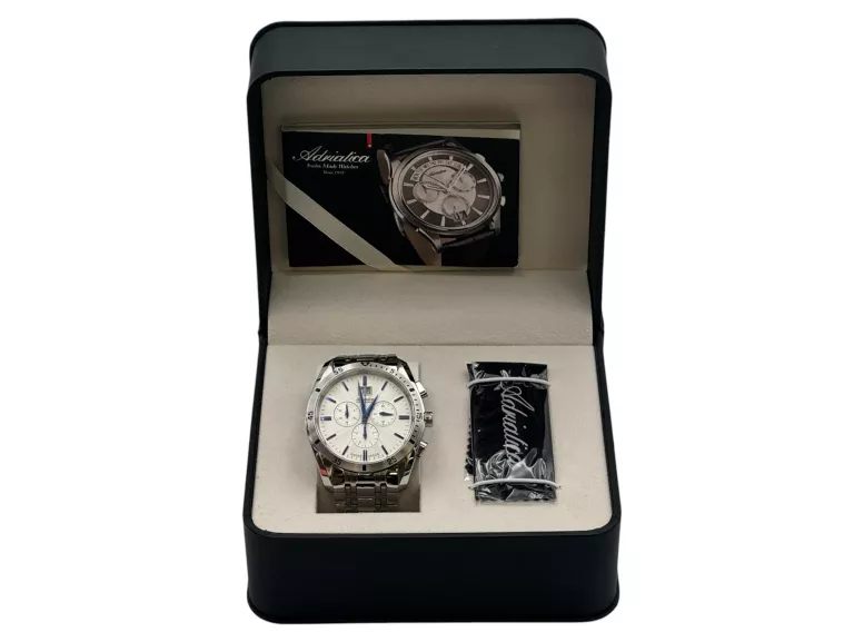 ZEGAREK MĘSKI ADRIATICA CHRONOGRAPGH A8202.51B3CH WR100 SAPPHIRE - GW