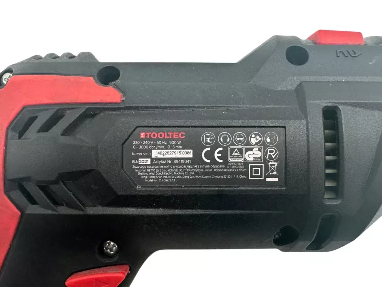 WIERTARKA UDAROWA TOOLTEC 900W 230V 2021R