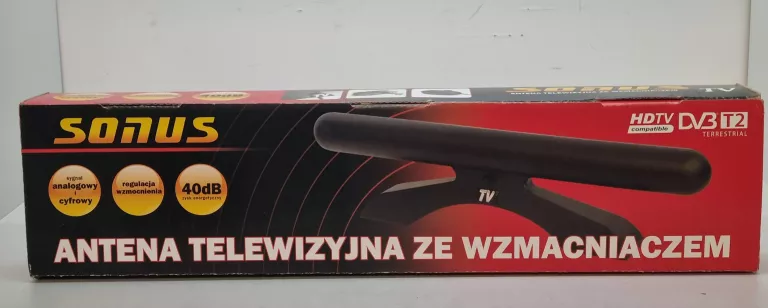 ANTENA TELEWIZYJNA ZE WZMACNIACZEM SONUS