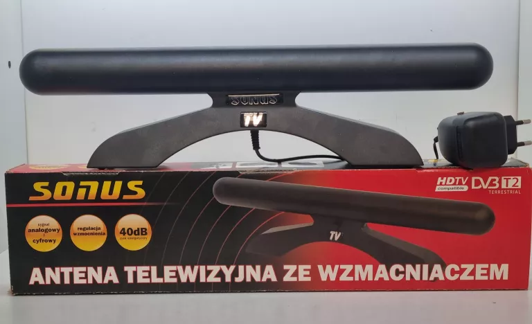 ANTENA TELEWIZYJNA ZE WZMACNIACZEM SONUS