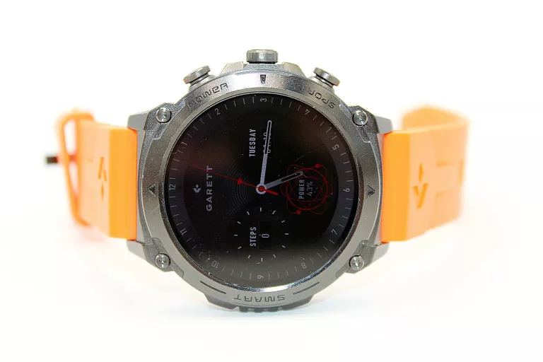 SMARTWATCH GARETT ATOM BLACK STEEL 47MM