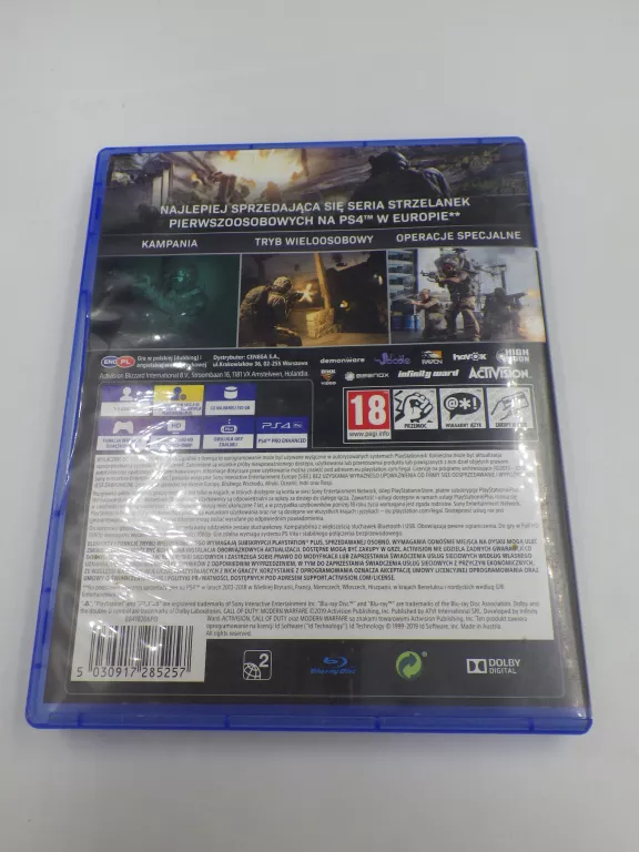 GRA NA PS4 CALL OF DUTY MODERN WARFARE