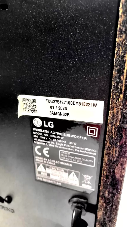 SOUNDBAR LG SN4R KOMPLET