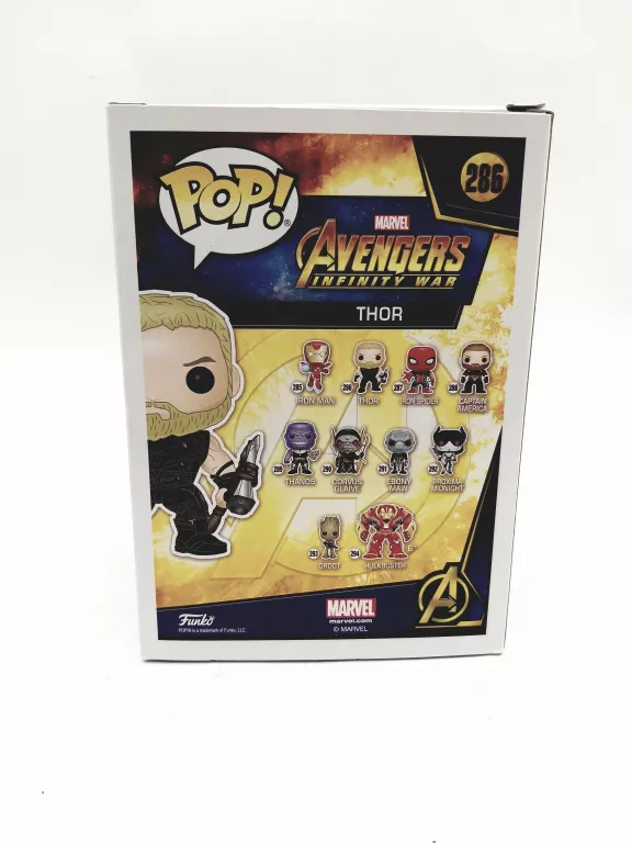 FUNKO POP MARVEL: AVENGERS 3 INFINITY WAR - THOR 286