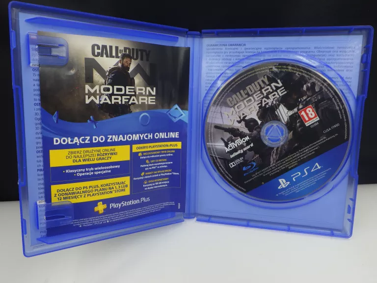 GRA NA PS4 CALL OF DUTY MODERN WARFARE